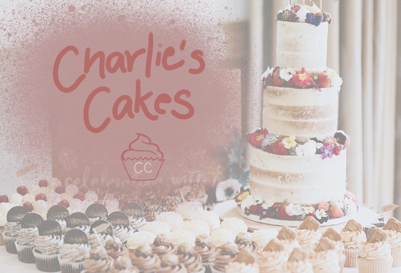 The logo for Charlie's Cakes